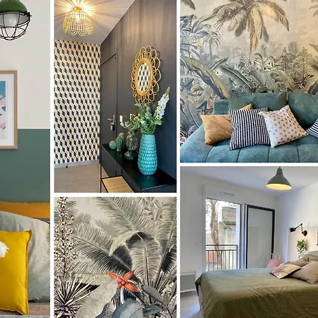 Jungle Montpeul: Urban Oasis with Fiber Wi-Fi and Loggia Apartment Montpellier Exterior photo