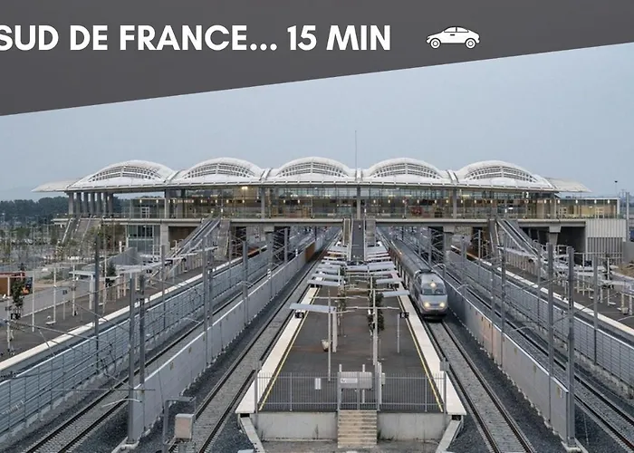 Nouveau - Jungle Montpeul - Clim - Wifi Fibre - Netflix - 5\' Du Centre Et Gare - Parking - Loggia - 15\' Des Plages