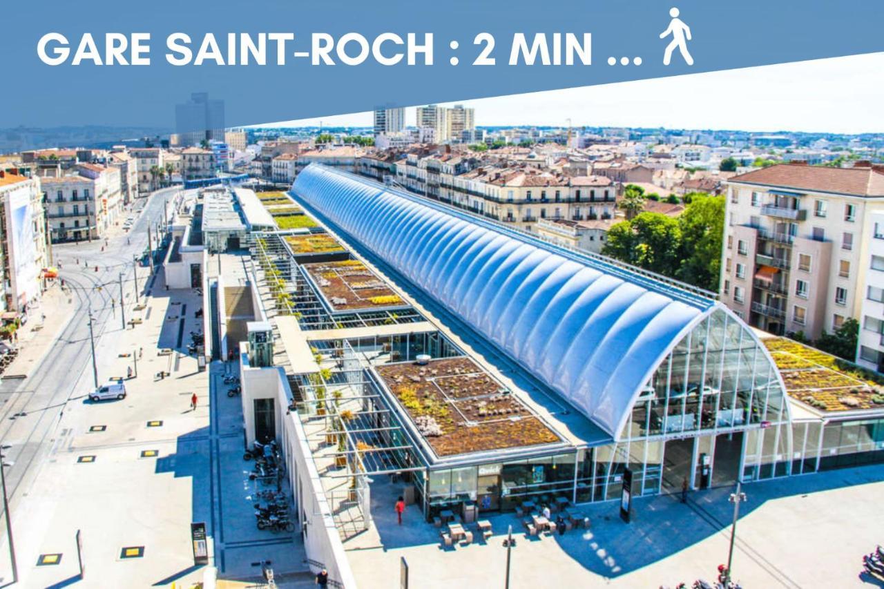 Nouveau - Jungle Montpeul - Clim - Wifi Fibre - Netflix - 5' Du Centre Et Gare - Parking - Loggia - 15' Des Plages *