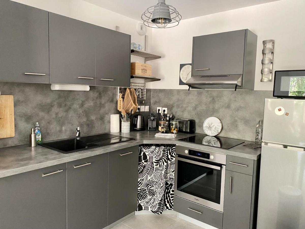 Apartamento Nouveau - Jungle Montpeul - Clim - Wifi Fibre - Netflix - 5' Du Centre Et Gare - Parking - Loggia - 15' Des Plages